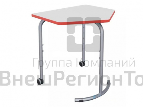 Стол мобильный модульный трапециевидный, ПМА-Flp.