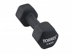 Гантель 5 кг чёрная