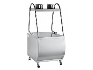 Прилавок для столовых приборов и подносов Патша, нейтр.шкаф, L630 мм