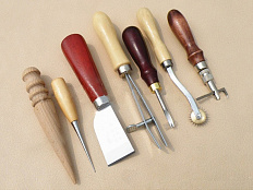 Набор инструментов для работы с кожей, 7 предметов