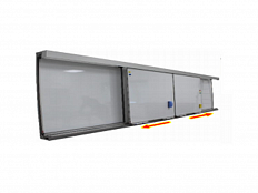 Система раздвижных аудиторных досок ("комбинированная доска")