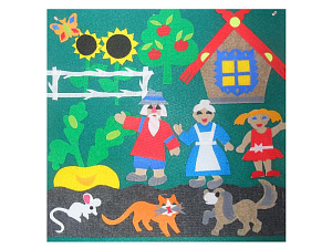 Игровой тактильный театр Репка, для детей с проблемами зрения