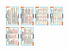 Русский язык. Глаголы (таблицы 6 шт. 68х98 см)