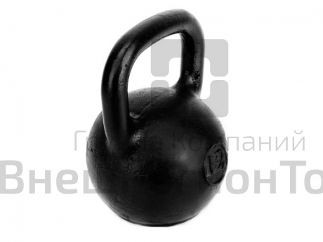 Гиря чугунная 12 кг, любительская.