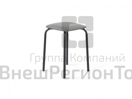 Табурет квадратный черный.