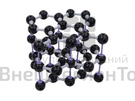 Графит (C), сборная модель.