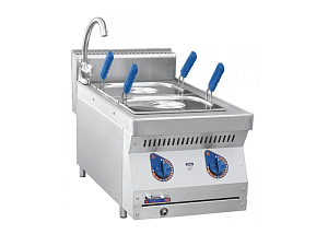 Электроварка настольная, 2 перфорированные гастроемкости, 40x75x47,5 см