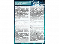 Стенд Инструкция по охране труда в кабинете информатики