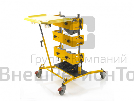 Вертикализатор статичный со столиком, регулируемый по высоте.