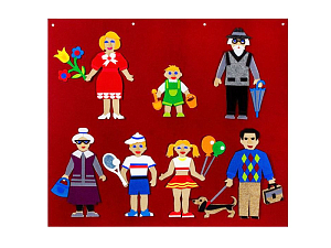 Игровое пособие «Семья» – развивающий набор