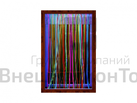 Панно Магический свет с нитями из пластилайта 1200х600х160 мм.