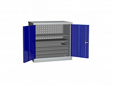 Антресоль инструментальная, (2 полки + 3 ящика)