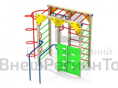 Спортивный комплекс "Рукоход со спиралью".