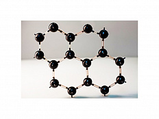 Модель кристаллической решетки графена