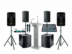 Актовый зал (звук) с кафедрой докладчика