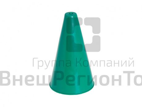 Конус для разметки 20 см, зелёный.