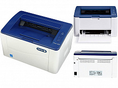 Принтер лазерный XEROX Phaser 3020 лазерный, цвет белый