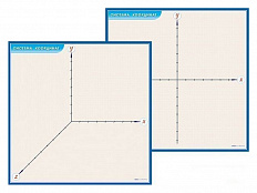 Фрагмент (демонстрационный) маркерный (двухсторонний) "Координатная плоскость"