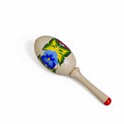 Погремушка малая с городецкой росписью