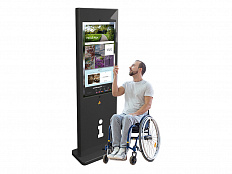 Интерактивный сенсорный киоск Helper 43" напольный