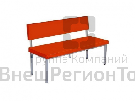 Скамья 28 Мягкая (школа), 120х42,5х78.