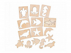 Набор трафаретов "Морские обитатели"