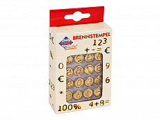 Набор штампов для выжигания "Цифры", 16 шт.