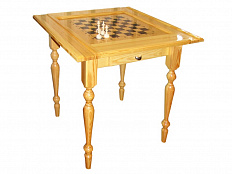 Шахматный стол гроссмейстерский ЛЮКС с фигурами (без ящичков)