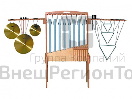 Колокола трубчатые 8 штук на подставке.