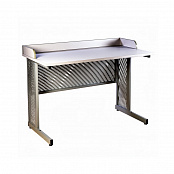 Стол ученический для кабинета химии/биологии прямоугольная труба борт ДСП