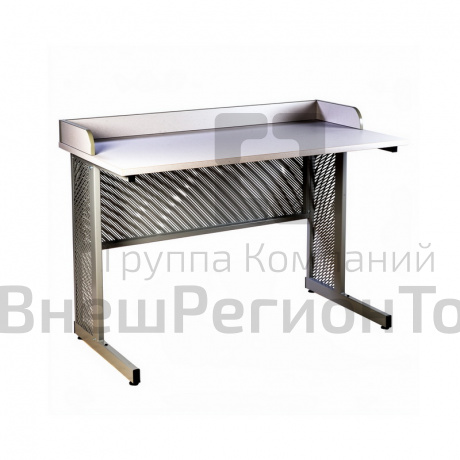 Стол ученический для кабинета химии/биологии прямоугольная труба борт ДСП.