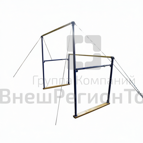 Брусья гимнастические разновысокие (с постоянным натяжением).