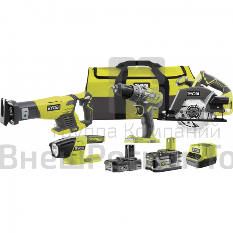 Набор аккумуляторных инструментов Ryobi ONE.