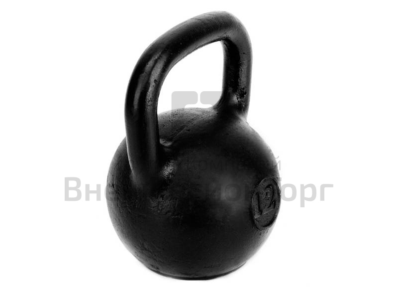 Гиря чугунная 12 кг, любительская.