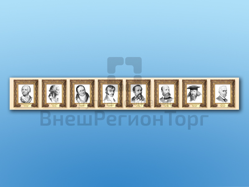 Стенд-лента "Выдающиеся ученые-химики".