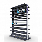 Полка для хранения шлемов