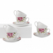 Набор чайный "Роза", 12 предметов