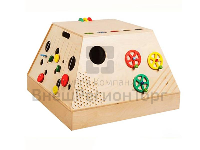 Тактильный модуль Пирамида 700х700х470 мм.