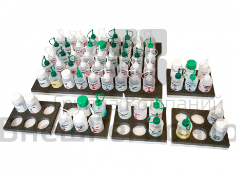 Набор для хранения реактивов для ОГЭ / ГИА по химии.