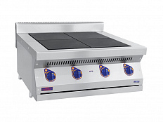 Плита электрическая настольная, нерж.ст., 4 конфорки, 80х76х48 см