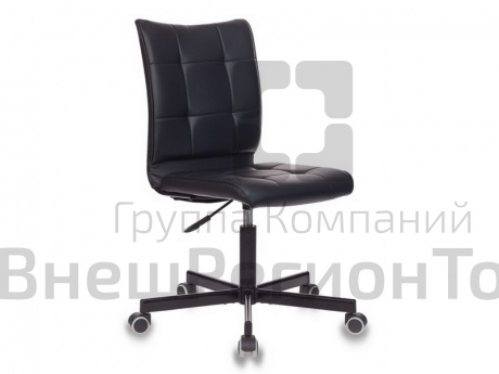 Кресло без подлокотников, черное.