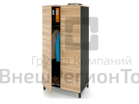 Шкаф распашной 1 полка, 2 двери (для одежды и документов).
