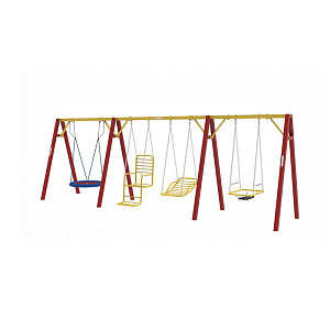 Игровая площадка с качелями для детей с нарушениями опорно-двигательного аппарата