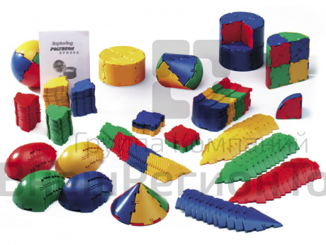 Конструктор Полидрон Сфера.. Набор по основам математики и моделирования 6-7 лет.