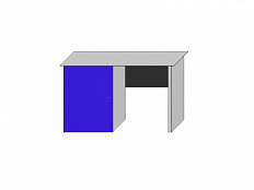 Верстак однотумбовый (полка) серии «Класс»