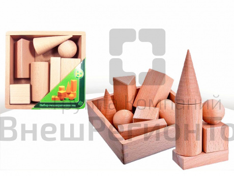 Набор геометрических фигур.