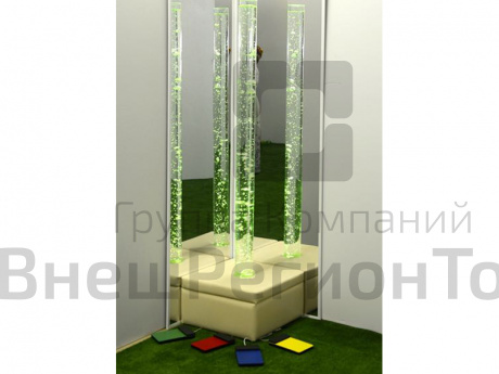 Интерактивная воздушнопузырьковая трубка “Ручеек” с пультом управления.