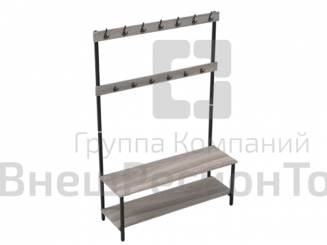 Вешалка с посадочным местом 2х сторонняя.
