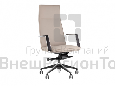 Кресло руководителя TopChairs Arrow, светло-серый.