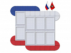 Стенд Конструктор, 130х110х2 см